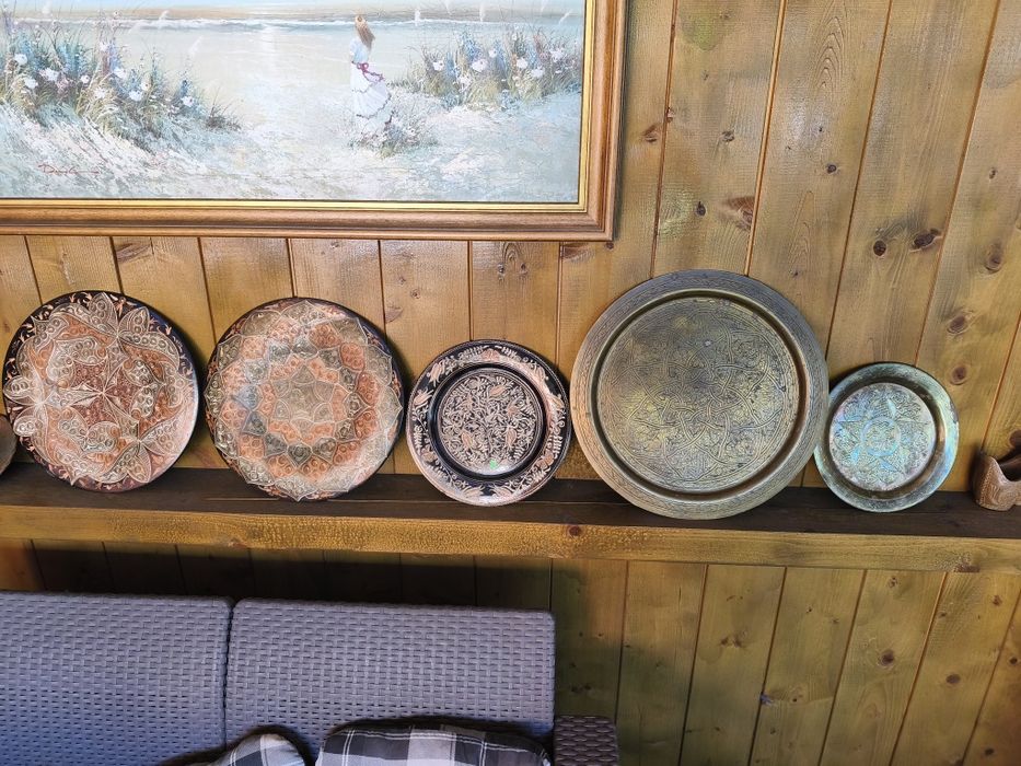 Farfurie Decorativa din cupru și bronz
