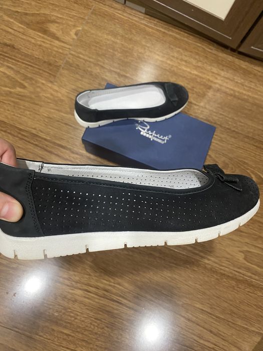 Замшевые балетки, 39 размер