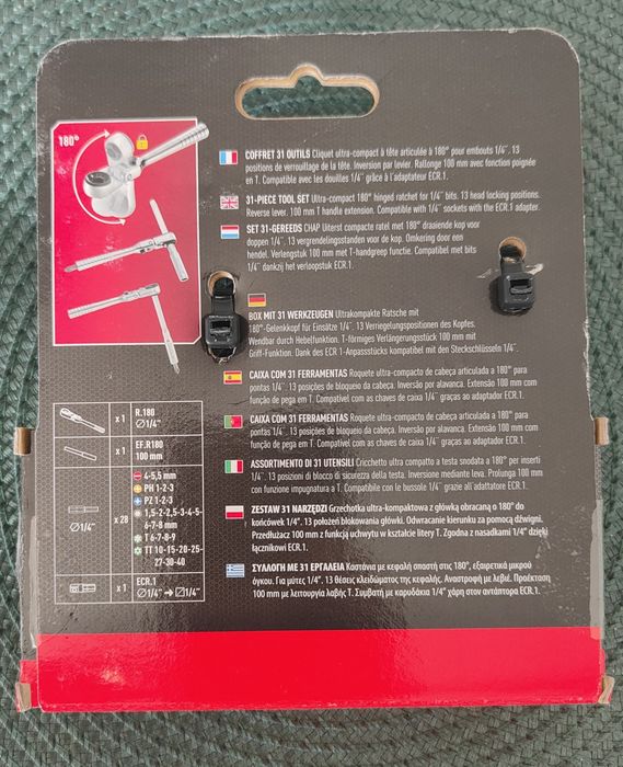 Trusa compacta 1/4 Facom