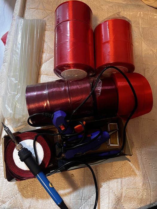 букет из атласных лент!