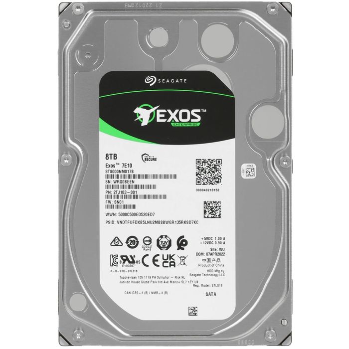 Жесткий диск Seagate Exos 7E10 [ST8000NM017B