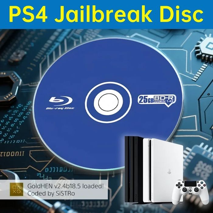 PS4 Jailbreak Disc (Goldhen) – Testat