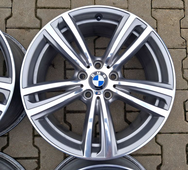 Jante BMW M pe 19 Diamond Cut originale 3 F30 4F32 roti anvelope jenti