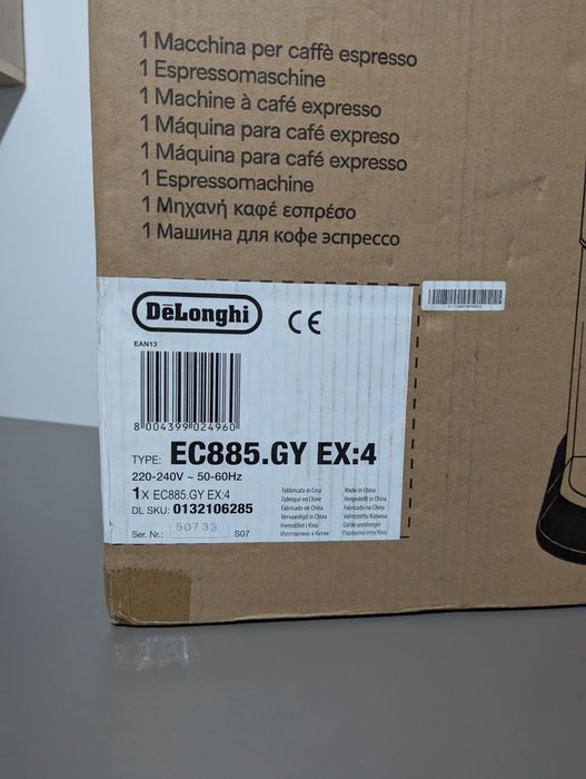 Espressor DeLonghi Dedica Duo Manual EC885 -Sigilat-
