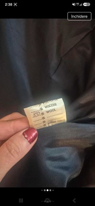 Sacou vintage din lână superb