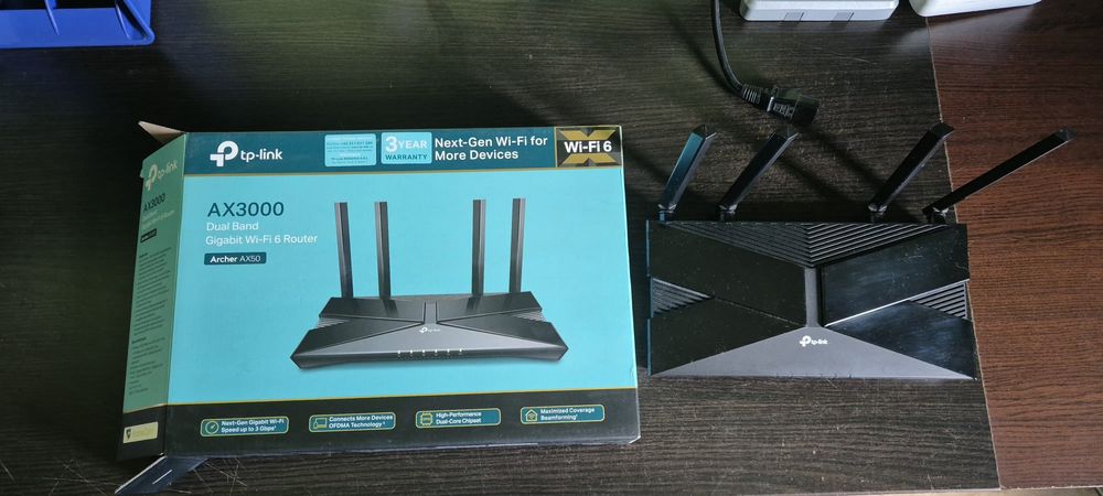 Router TP-link Archer AX50 AX3000 Wifi 6 dual band in cutie