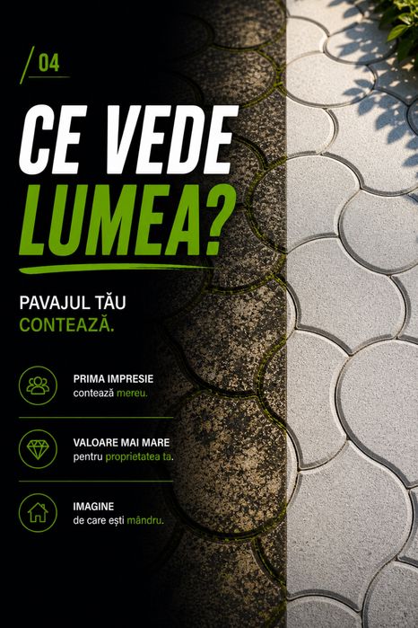 Pavaj murdar? Acoperiș cu mușchi? Panouri pline de praf?