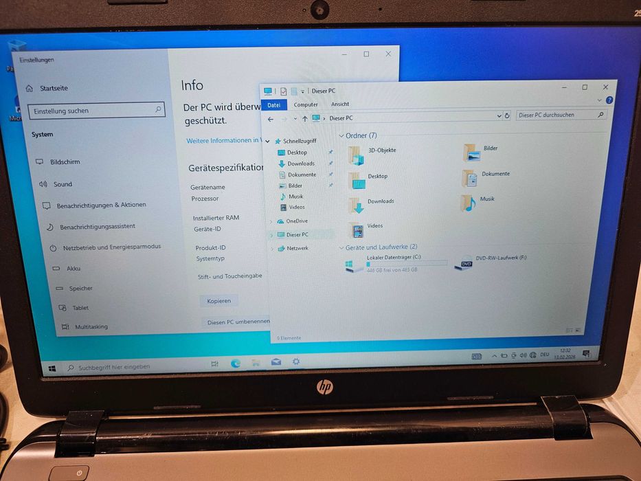 Laptop HP 250 G3 TPN-C117 Intel I3 generatia 4a 4gb ram