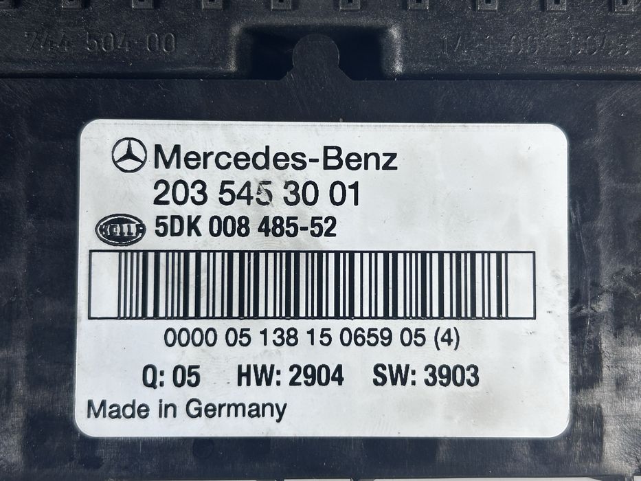 Бушонно табло Сам модул Мерцедес Ц класа 2.2 SAM modul Mercedes C class W203 2.2 cdi 203 545 30 01