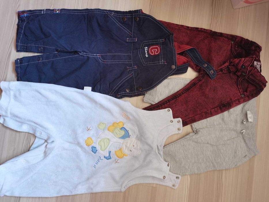 Pantaloni+salopete 6-9 luni