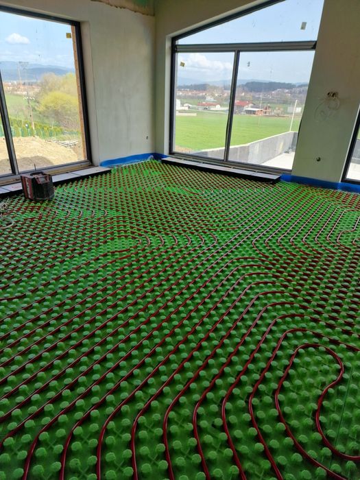 Проектиране ,доставката и монтаж на водно подово отопление