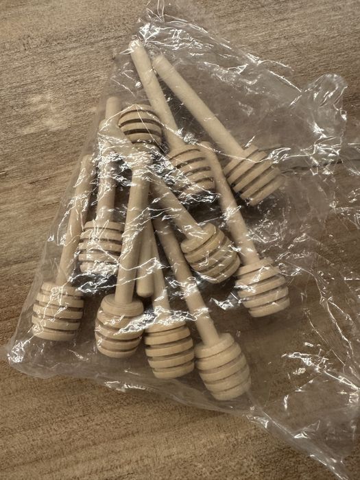 Дървена бъркашка / лъжичка за мед