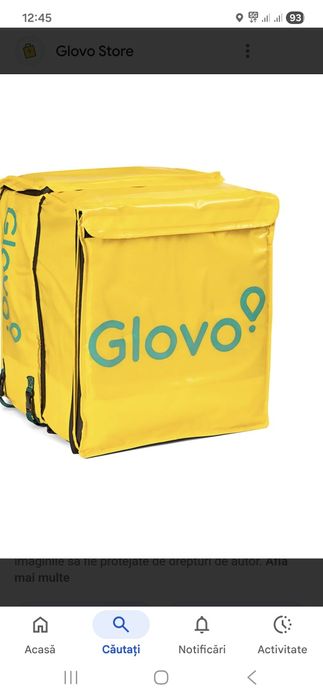 Genți Glovo și Wolt noii