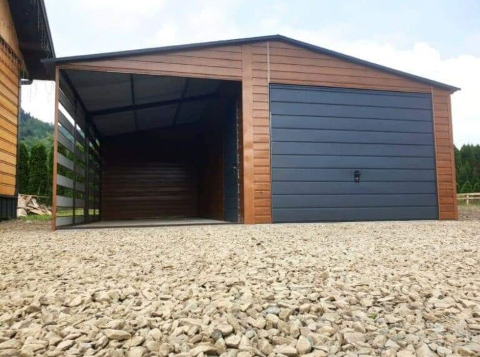 Constructii garaje metalice cu panouri sandwich