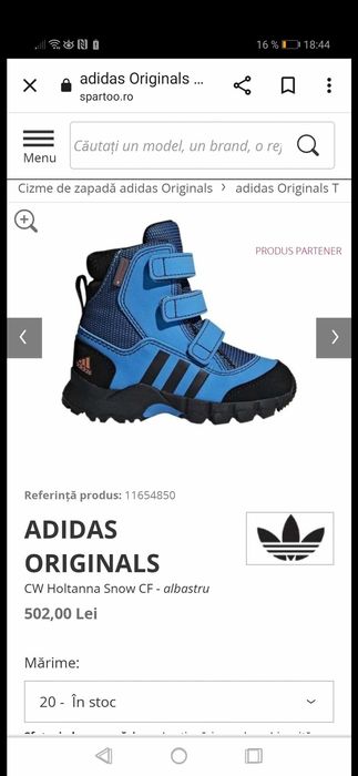 Ghete /cizme Adidas, nr 21, originale, noi