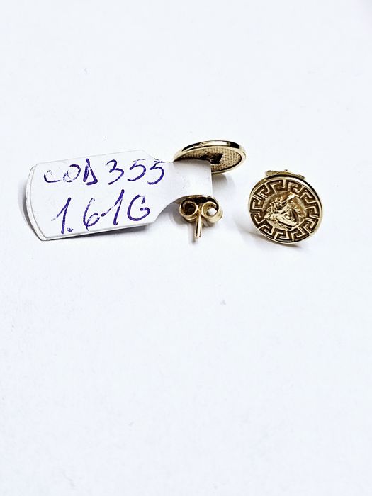 Vand cercei din aur 14 k 1.61 g cod 355