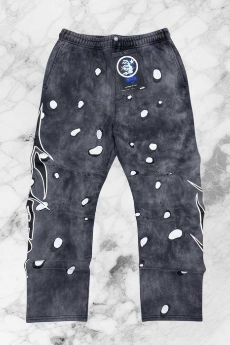 Hellstar Studio All Guts No Glory Sweatpants|Grey| Size M