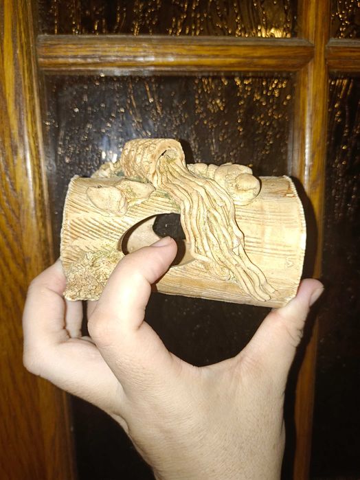 Декор трубка в аквариум