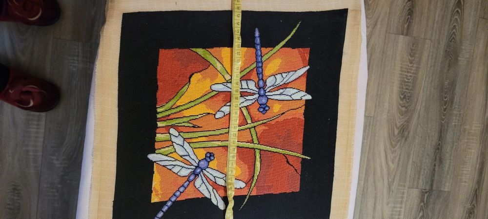 Goblen cusut in punct mic,dupa diagrama