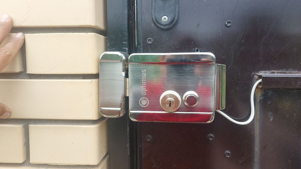 Установка видеодомофон