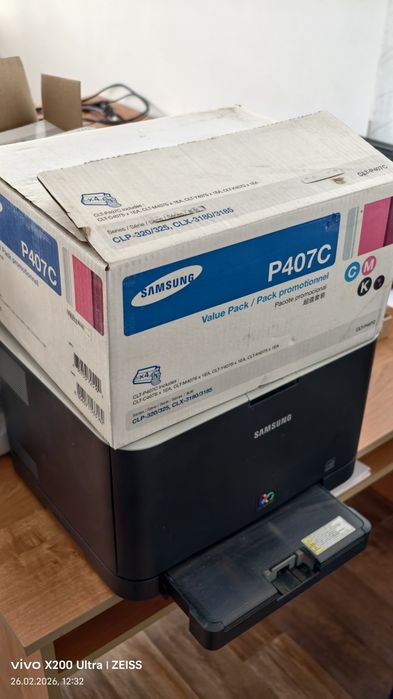 Новые оригинальные картриджи P407C для Samsung CLP-320/325, CLX-3180/3