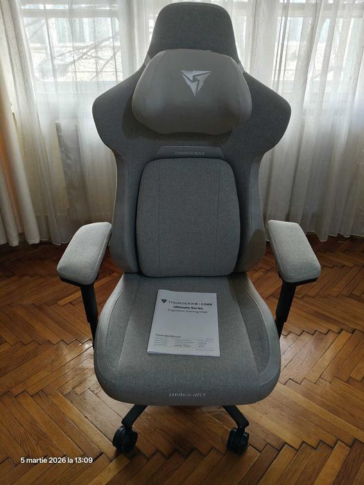 Vand Scaun ThunderX3 CORE Loft Gaming Gri