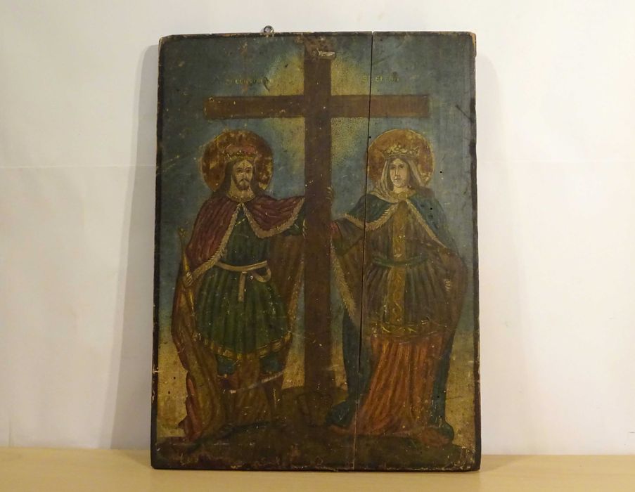 Icoana pe lemn ‘Sfintii Imparati Constantin si Elena’ | Veche