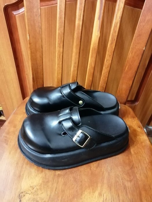 Шлёпки сабо на платформе (новые)