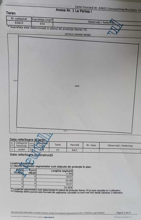 Terenuri de vanzare, loc. Focsani, jud. Vrancea