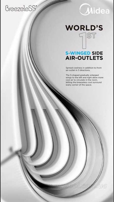 Премиум кондиционер Midea BREEZELESS