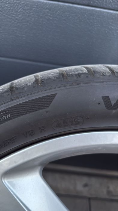 Jante aliaj originale Audi 18” + anvelope Hankook – set 4 buc