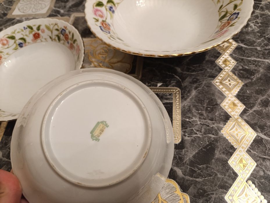 Старинные китайские тарелки для салата и супа