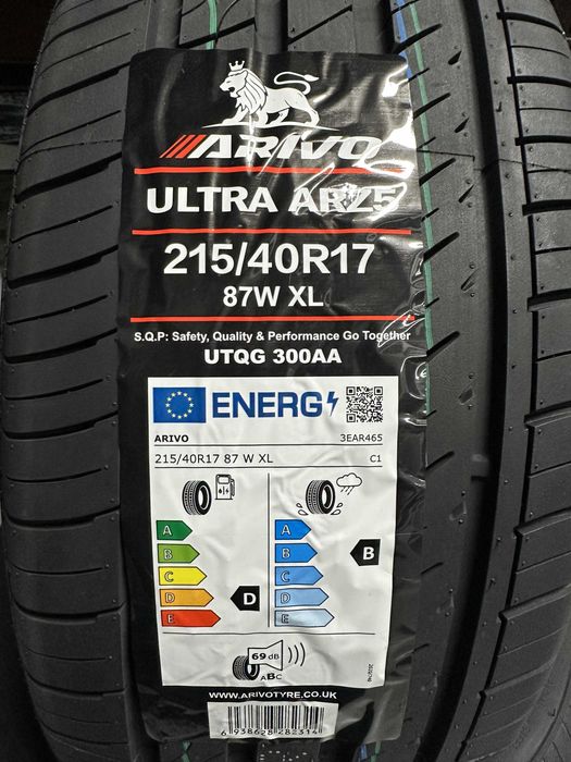 Нови летни гуми ARIVO ULTRA ARZ5 215/40R17 87W XL НОВ DOT