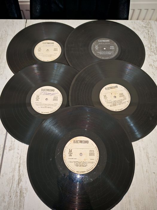 Lot de 24 viniluri cu muzică populară veche