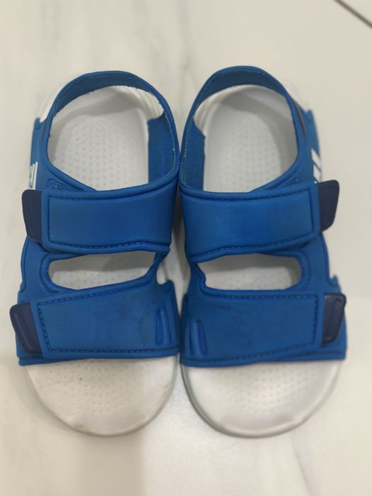 Кроксы унисекс сине-зеленые