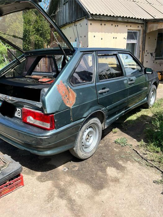 Ваз 2114 на полном ходу