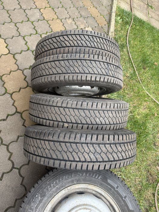 6 Roti iarna ford transit dublu 185/75/16c