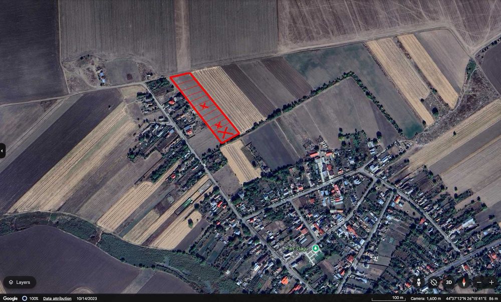 Loturi casa Dascalu (Gagu) intravilan 650 mp - 29 euro mp Gagu • OLX.ro