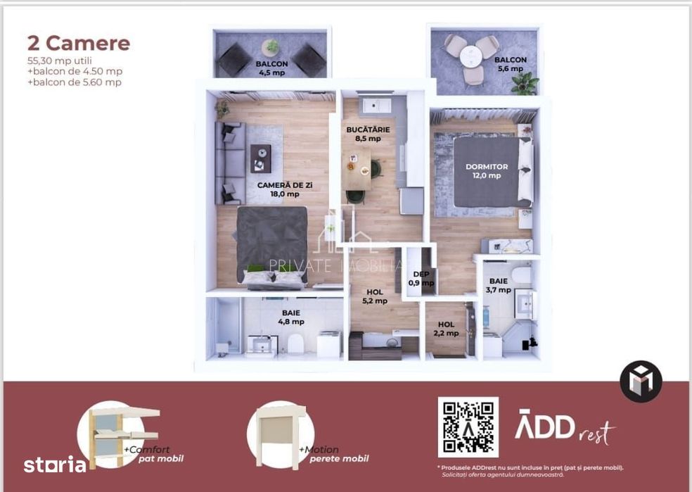 Apartament 2 camere, Maurer, Sighisoara