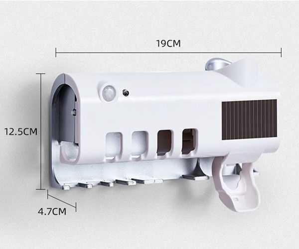 Електрически UV стерилизатор,диспенсър,стойка за четки и паста за зъби