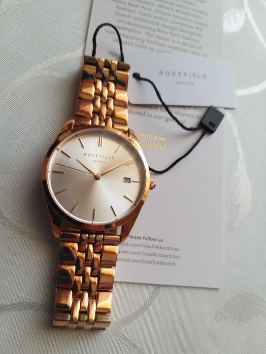 Ceas Original ROSEFIELD Gold The Ace