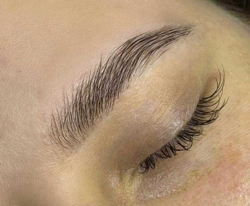 Коррекция и окрашивание бровей