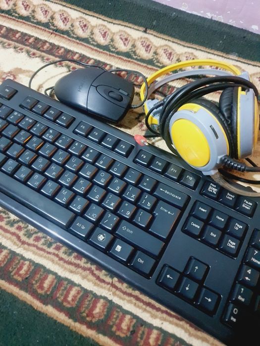 Mause Klavitura Naushnik Komplekt