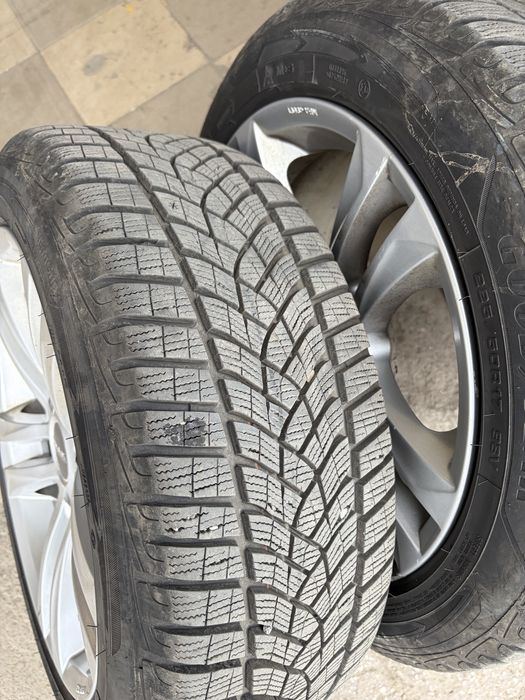 Jante MAK 5x120, r17, cauciucuri GoodYear - ca noi