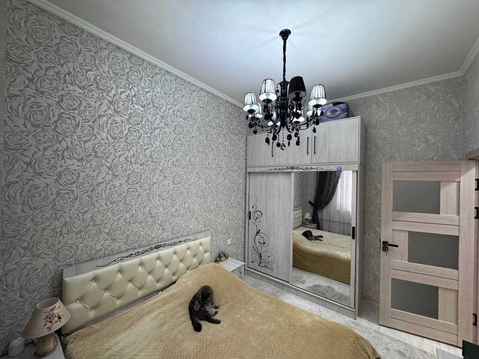 Новый коттедж на ул. Сайрам 1 сотка 3 комнаты, мебель + техника=