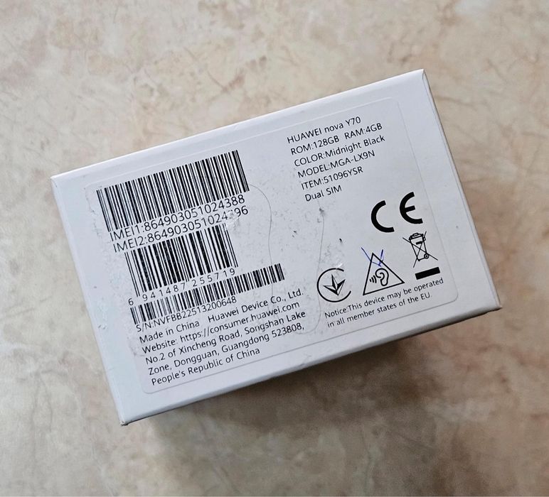 Huawei Y70 128 gb nou