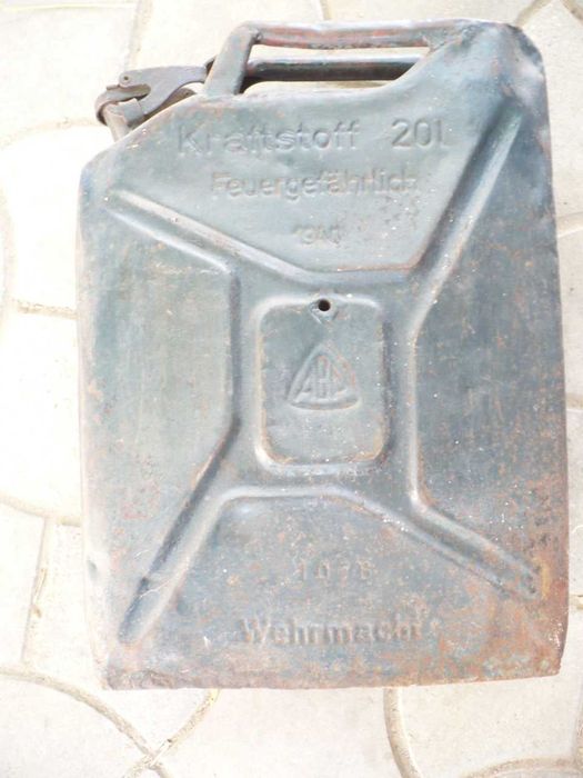 Canistră germană 20 litri Wehrmacht Al Doilea Război Mondial WWII