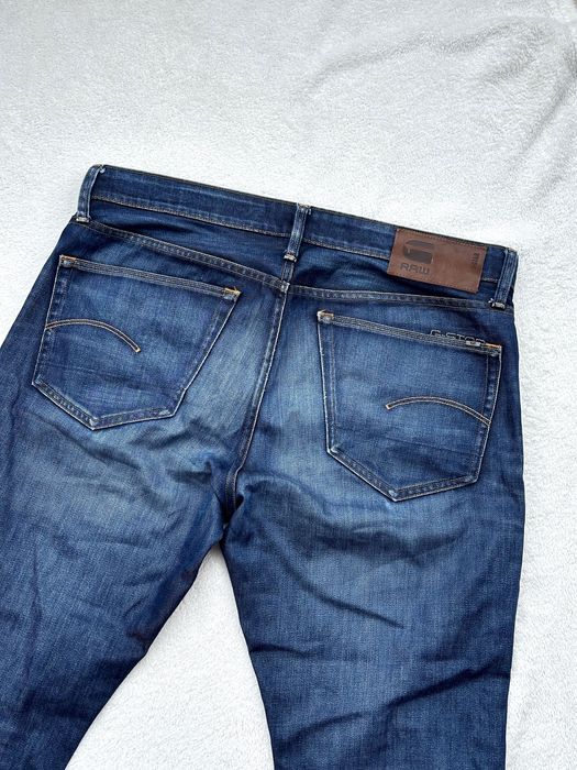 Мъжки дънки G-Star Raw (3301 Straight) - размер W34 / L30, Отлично състояние