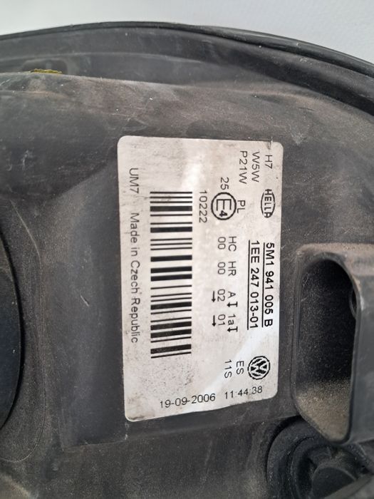 Фар ляв Vw Golf Plus