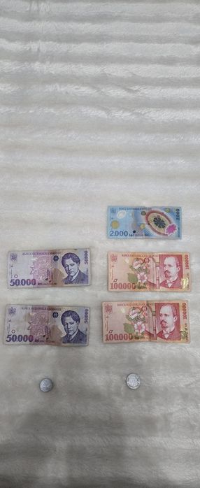 Moneda 25BANI 1982 + bancnote